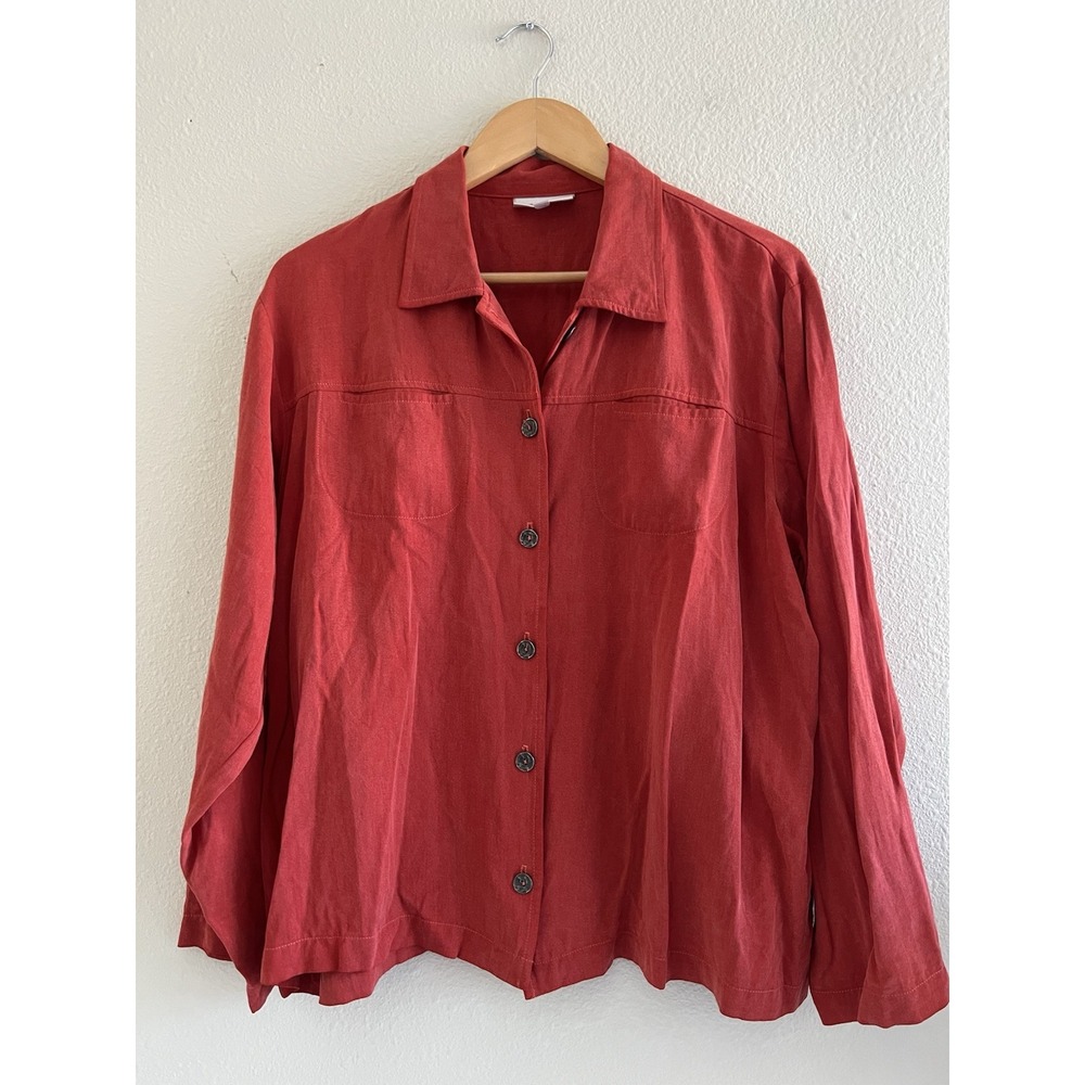Timbuktu Station Vintage Button Down Shirt Size 3 (XL-2XL) Boho Casual Vacation